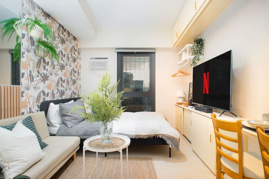 Living space at Urban Oasis in Quezon City